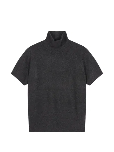 Less Raglan-sleeve Sweater In Grey
