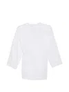 Less Scalloped-edge Blouse In White