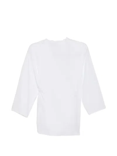 Less Scalloped-edge Blouse In White