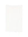 Less 물결 에지 미니 스커트 In White