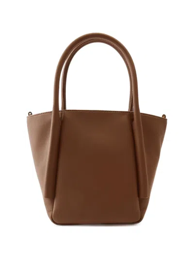 Less Sheepskin Shoulder Bag In Brown