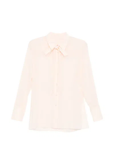 Less Sheer Shirt In Neutral