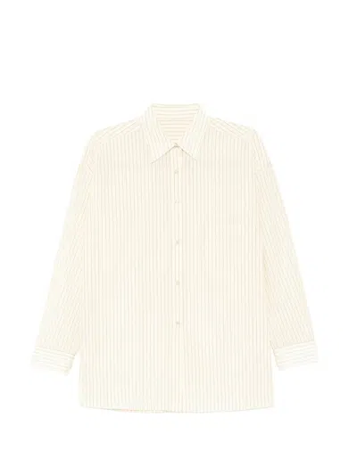Less Striped Shirt In White