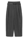 Less Hose Mit Weitem Bein In Grau