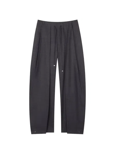 Less Hose Mit Weitem Bein In Gray