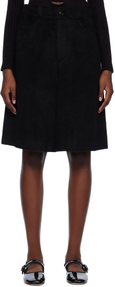Lesugiatelier Black Wide Shorts