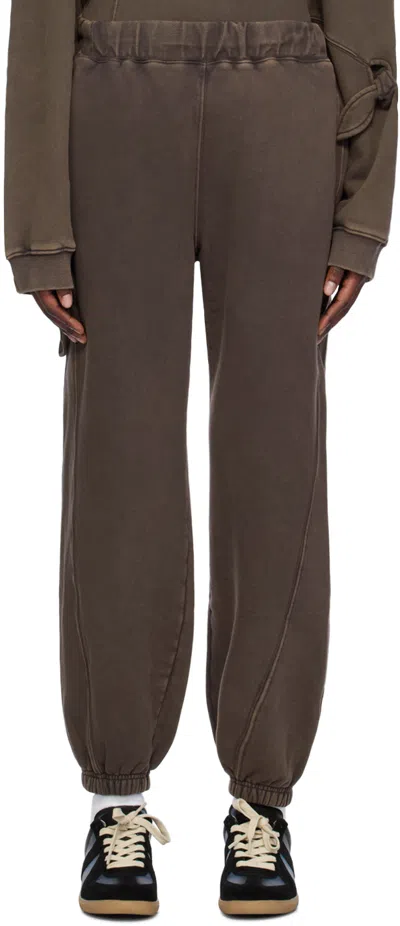 Lesugiatelier Brown Ribbon Lounge Pants