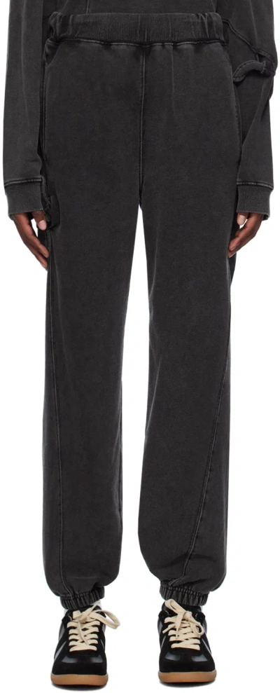 Lesugiatelier Gray Ribbon Lounge Pants