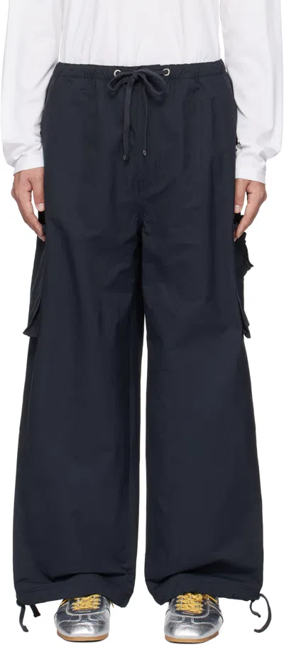 Lesugiatelier Navy Urban Cargo Pants