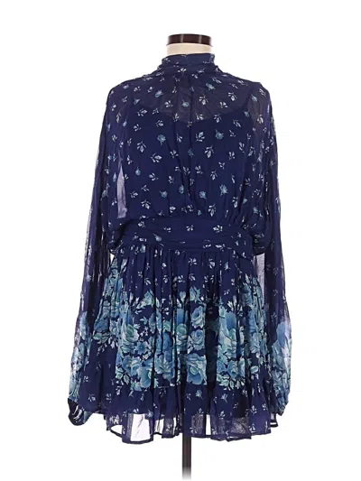 Pre-owned Let Me Be Casual Dress In Blue