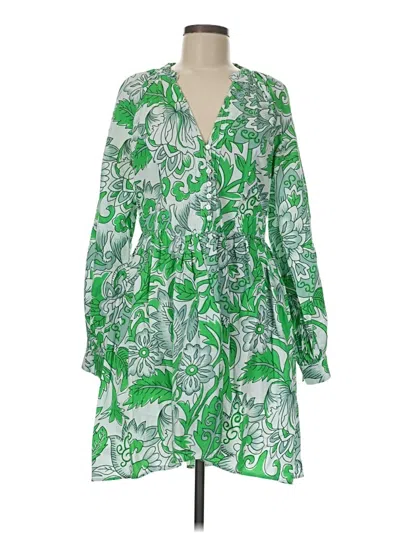 Pre-owned Let Me Be Casual Dress In Green