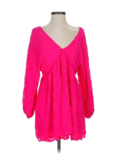 Pre-owned Let Me Be Casual Dress In Pink