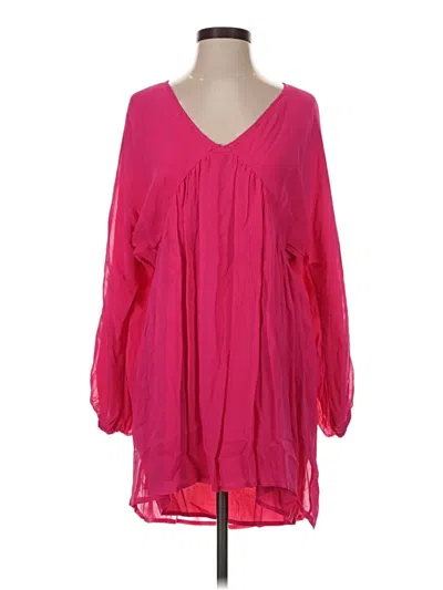 Pre-owned Let Me Be Casual Dress In Pink