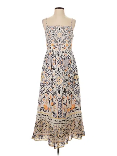 Pre-owned Let Me Be Casual Dress In Tan