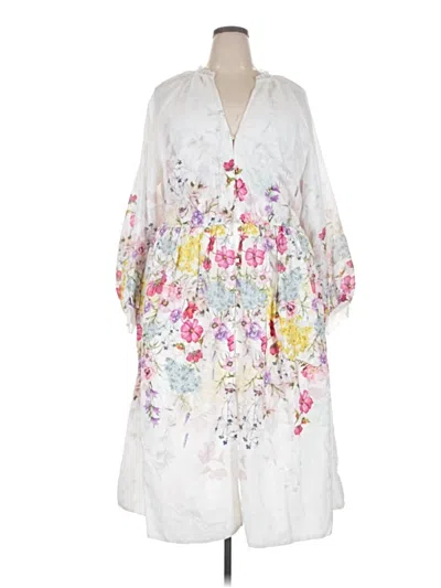 Pre-owned Let Me Be Casual Dress In White