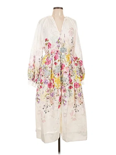 Pre-owned Let Me Be Casual Dress In White