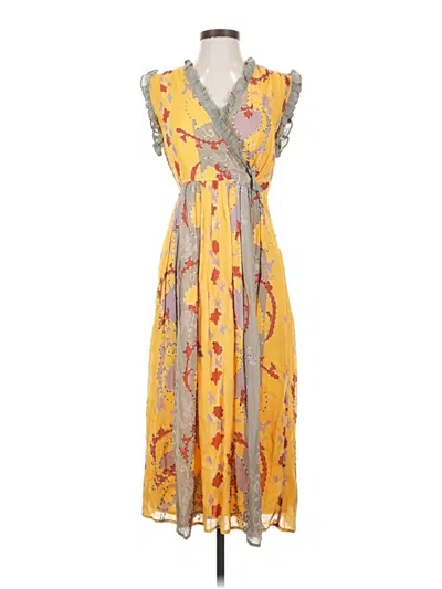 Pre-owned Let Me Be Casual Dress In Yellow