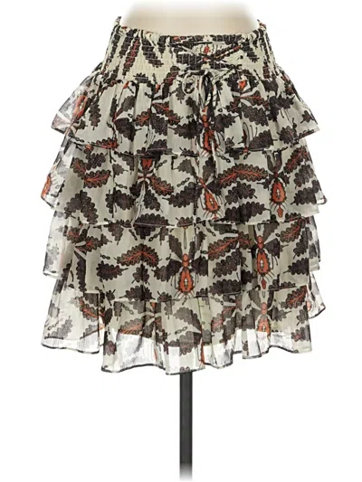 Pre-owned Let Me Be Casual Skirt In Ivory