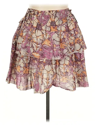 Pre-owned Let Me Be Casual Skirt In Purple