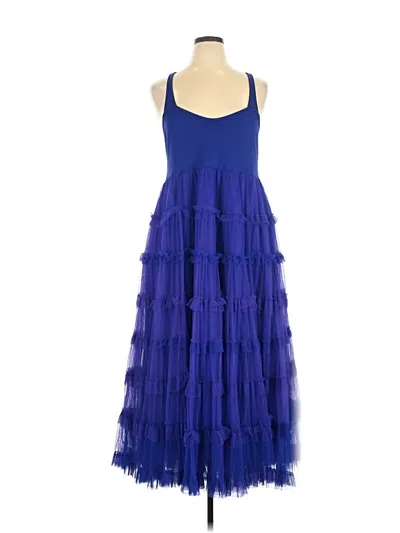 Pre-owned Let Me Be Cocktail Dress In Blue