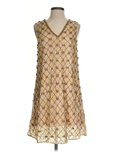 Pre-owned Let Me Be Cocktail Dress In Brown