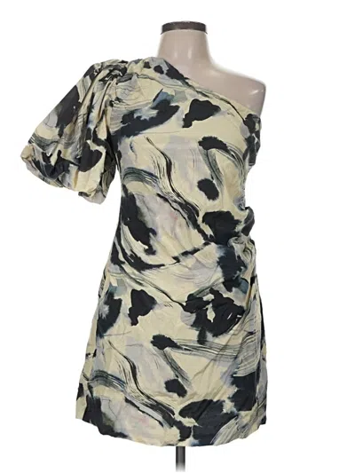 Pre-owned Let Me Be Cocktail Dress In Silver