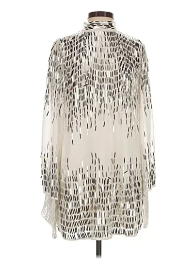 Pre-owned Let Me Be Cocktail Dress In Silver