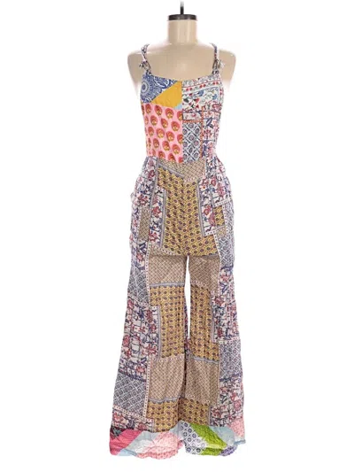 Pre-owned Let Me Be Jumpsuit In Yellow