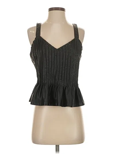 Pre-owned Let Me Be Sleeveless Blouse In Black
