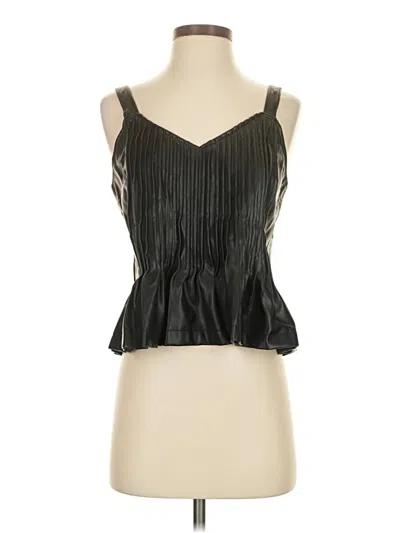 Pre-owned Let Me Be Sleeveless Blouse In Black