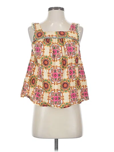 Pre-owned Let Me Be Sleeveless Blouse In Pink