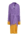 Letanne Woman Overcoat & Trench Coat Purple Size Onesize Cashmere In Purple