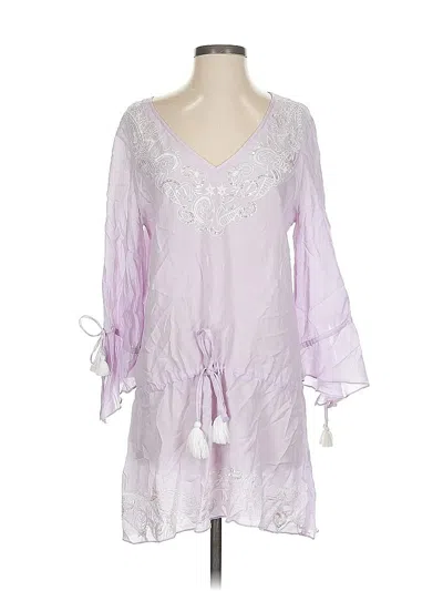 Pre-owned Letarte 3/4 Sleeve Blouse In Purple