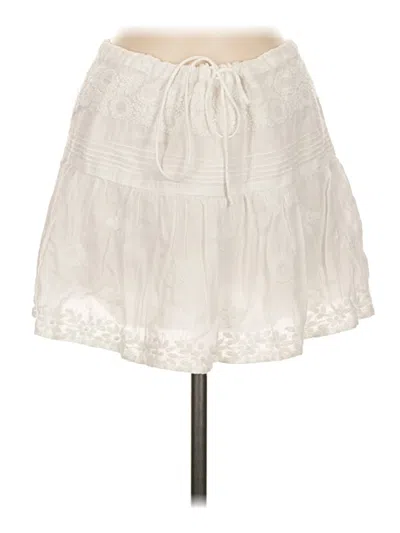 Pre-owned Letarte Casual Skirt In White