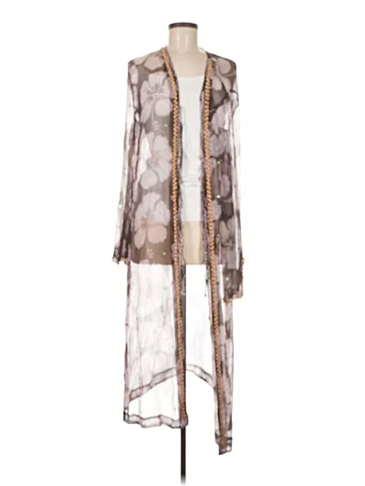Pre-owned Letarte Kimono In Brown
