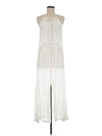 Pre-owned Letarte Sleeveless Top Ivory Halter Neckline Tops