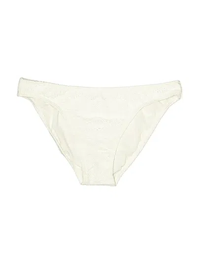 Pre-owned Letarte Swimsuit Bottoms In Ivory