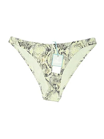 Pre-owned Letarte Swimsuit Bottoms In Ivory