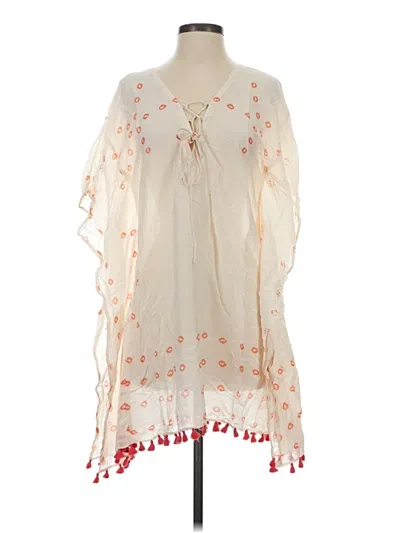 Pre-owned Letarte Swimsuit Cover Up In Ivory