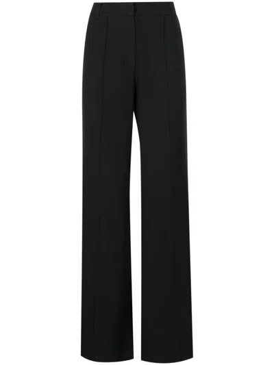 Lethicia Bronstein Ale High-waisted Flared Trousers In Black