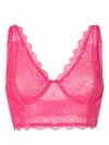 Lethicia Bronstein Alexandra Floral-lace Bra In Pink