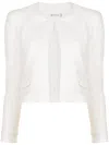 Lethicia Bronstein Ariana Cropped Jacket In White