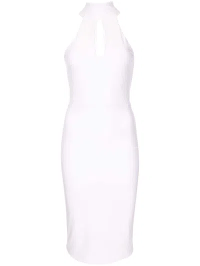 Lethicia Bronstein Audrey Cut-out Midi Dress In White