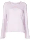 Lethicia Bronstein Awesome Knitted Jumper In Purple