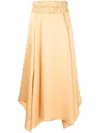 Lethicia Bronstein Bardot Midi Skirt In Yellow