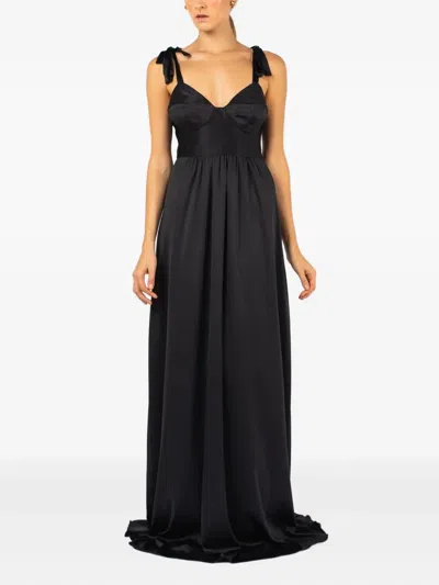 Lethicia Bronstein Beta Maxi Dress In Black