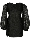 Lethicia Bronstein Beta Off-shoulder Minidress In Black