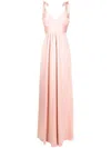Lethicia Bronstein Beta Tied-strap Maxi Dress In Pink