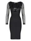 Lethicia Bronstein Bourbon Midi Dress In Black