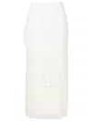 Lethicia Bronstein Corded-lace Midi Skirt In White